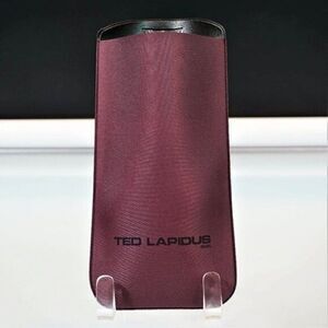 Ted Lapidus Paris Eyeglass Case Vintage 60s Soft Slip In 7 In NOS Made In France